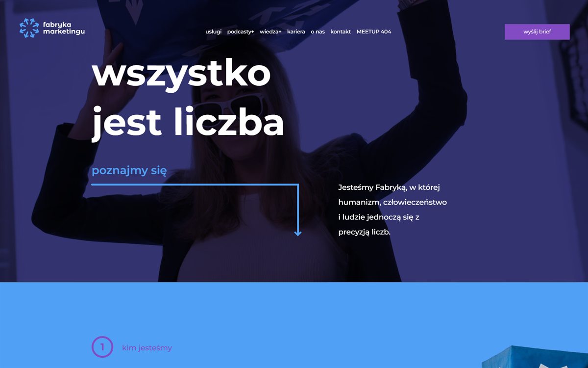 Strona internetowa Fabryka Marketingu